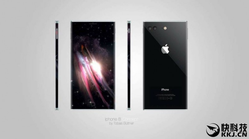最酷的iPhone 8設計:方正造型 OLED無邊框