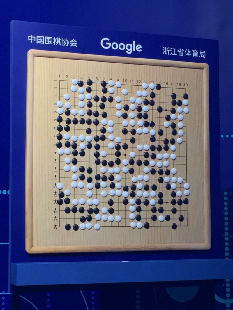 柯潔與AlphaGo對(duì)弈