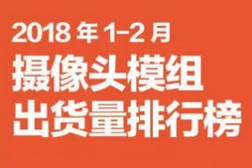 2018年1-2月攝像頭模組市場動態(tài)及監(jiān)測數(shù)據(jù)