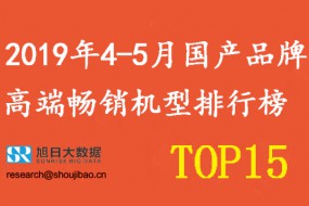 2019年4-5月國產(chǎn)手機(jī)品牌高端暢銷機(jī)型排行榜