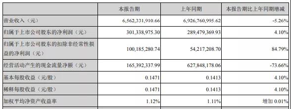 得益于政府補助，深天馬A一季度凈利3.01億元